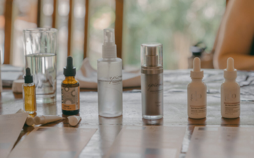 natural skincare products available at Mexico wellness retreat, Replenish Retreat by Kelli Thomsen Beauty